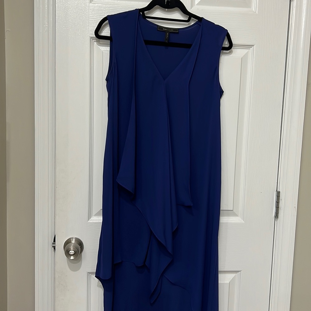 High low fringe detail loose dress